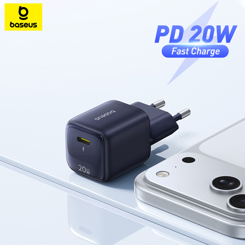 Зарядное устройство для телефона Baseus 20 Вт GaN USB C