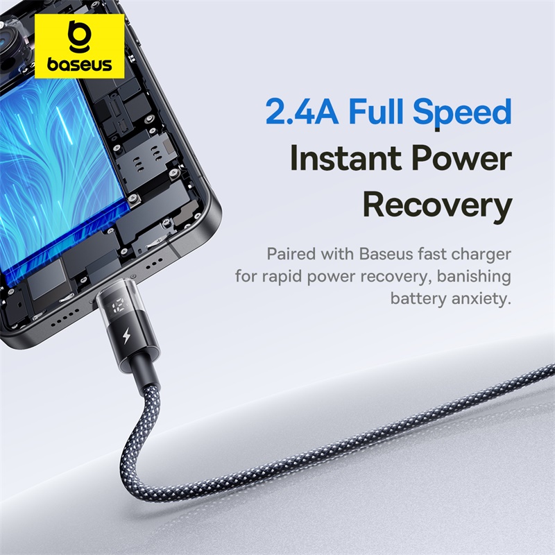 USB-кабель Baseus 2.4A для iPhone и iPad</title>