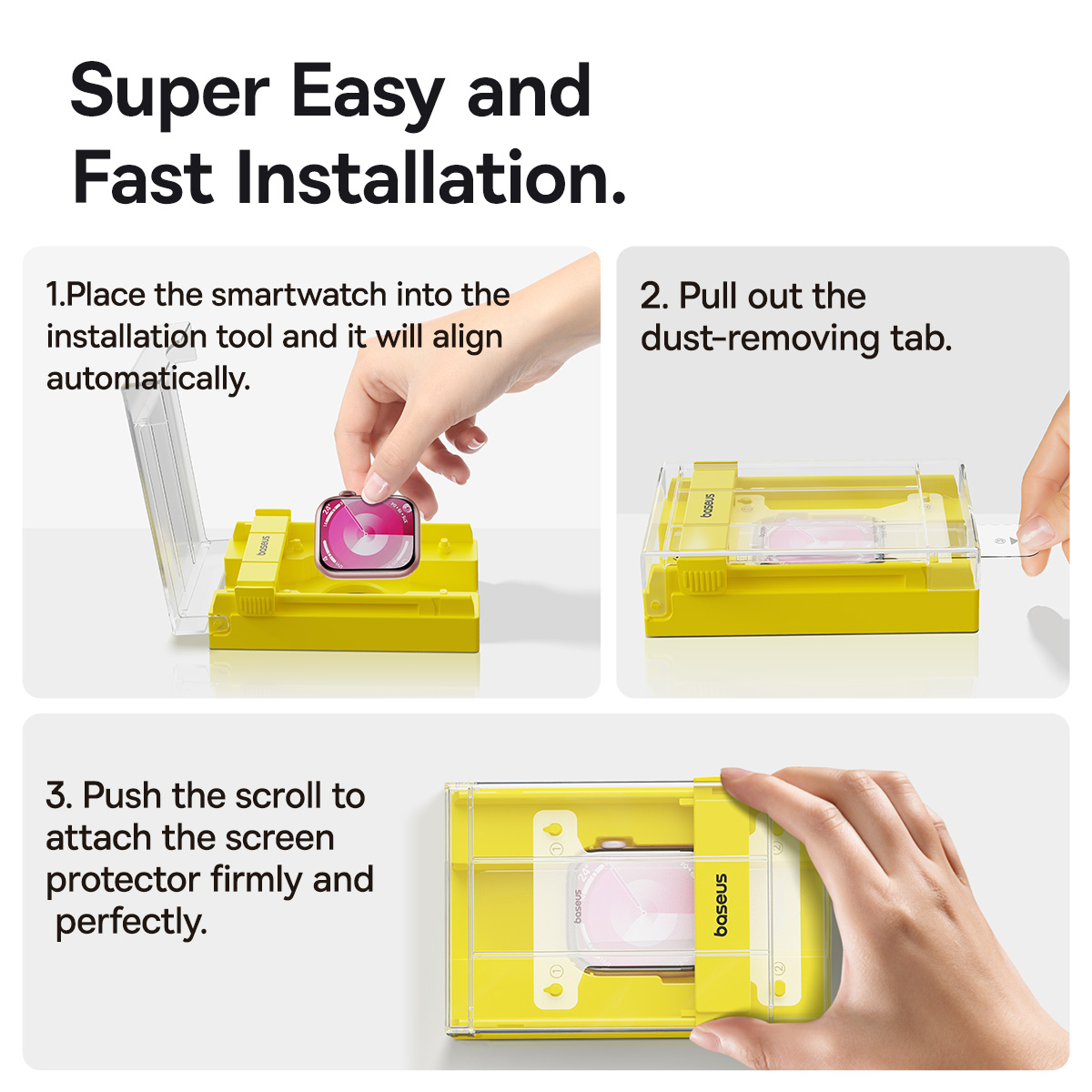 Защитная пленка Baseus Hydrogel для Apple Watch