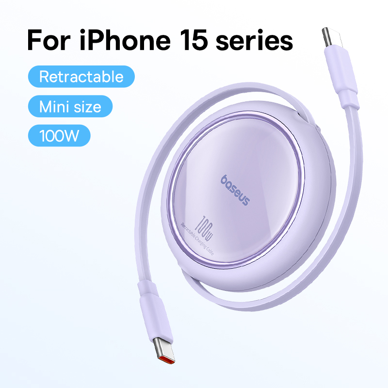 Выдвижной USB-C кабель Baseus - быстрая зарядка