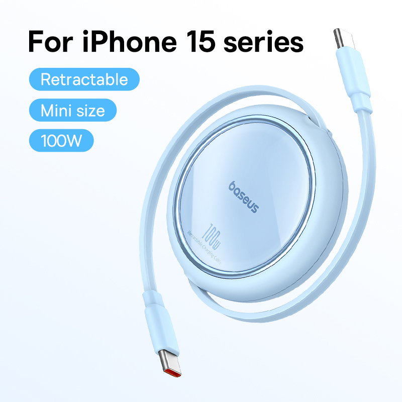 Выдвижной USB-C кабель Baseus - быстрая зарядка