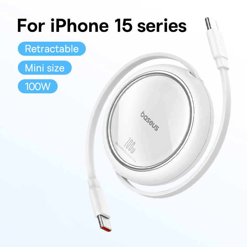 Выдвижной USB-C кабель Baseus - быстрая зарядка