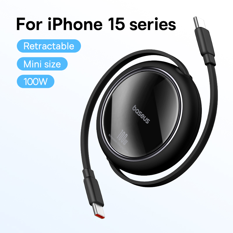 Выдвижной USB-C кабель Baseus - быстрая зарядка