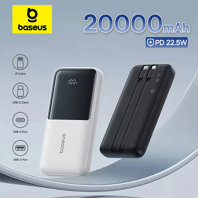 Внешний аккумулятор Baseus 20000 мАч с быстрой зарядкой PD