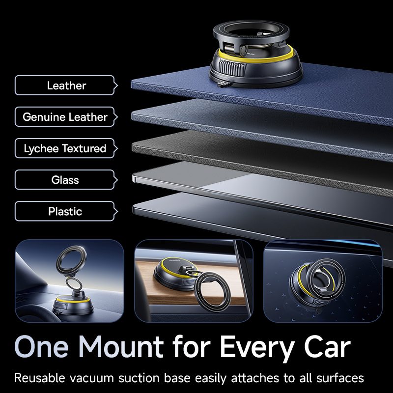 Магнитный автомобильный держатель для телефона Baseus Vacuum