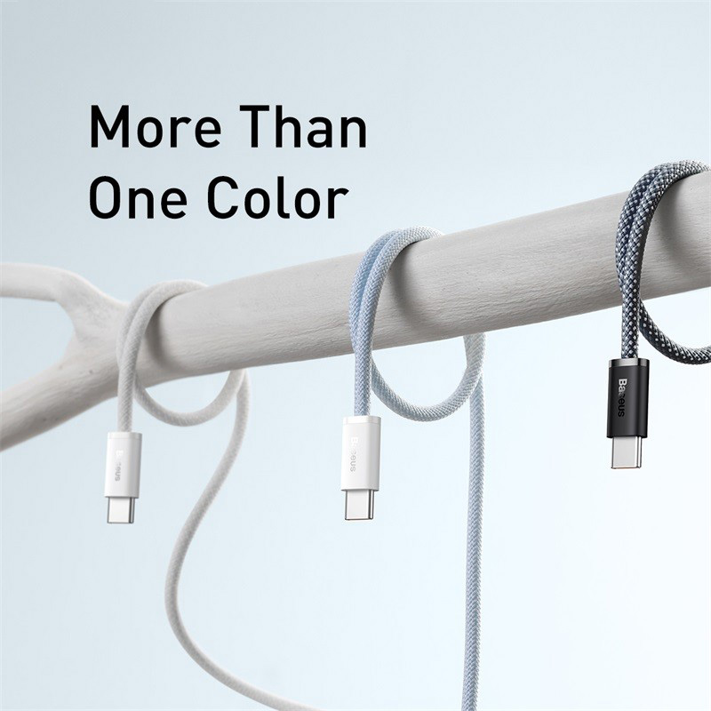 Кабель Baseus 100 Вт USB C — быстрая зарядка для iPhone и ноутбуков.