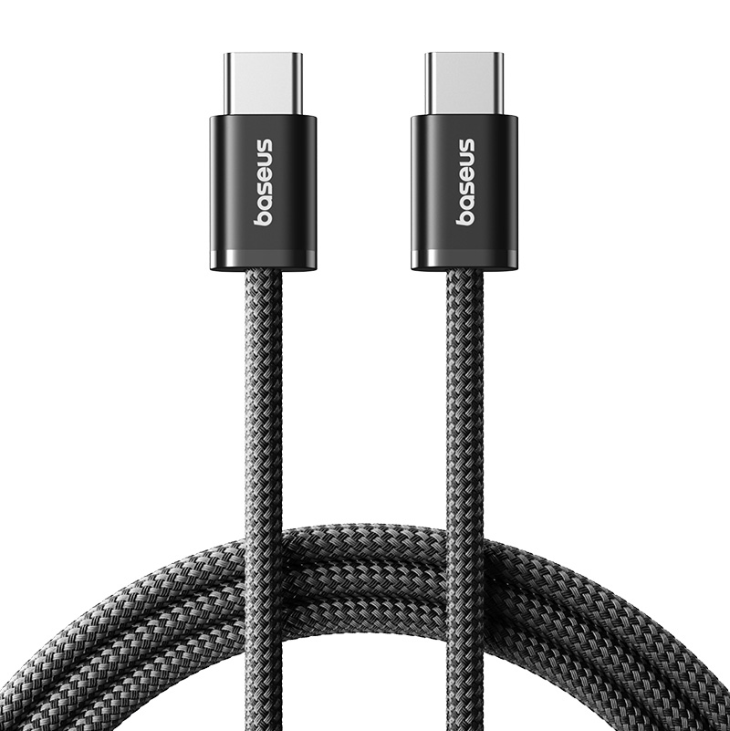 Кабель Baseus 100 Вт USB C — быстрая зарядка для iPhone и ноутбуков.