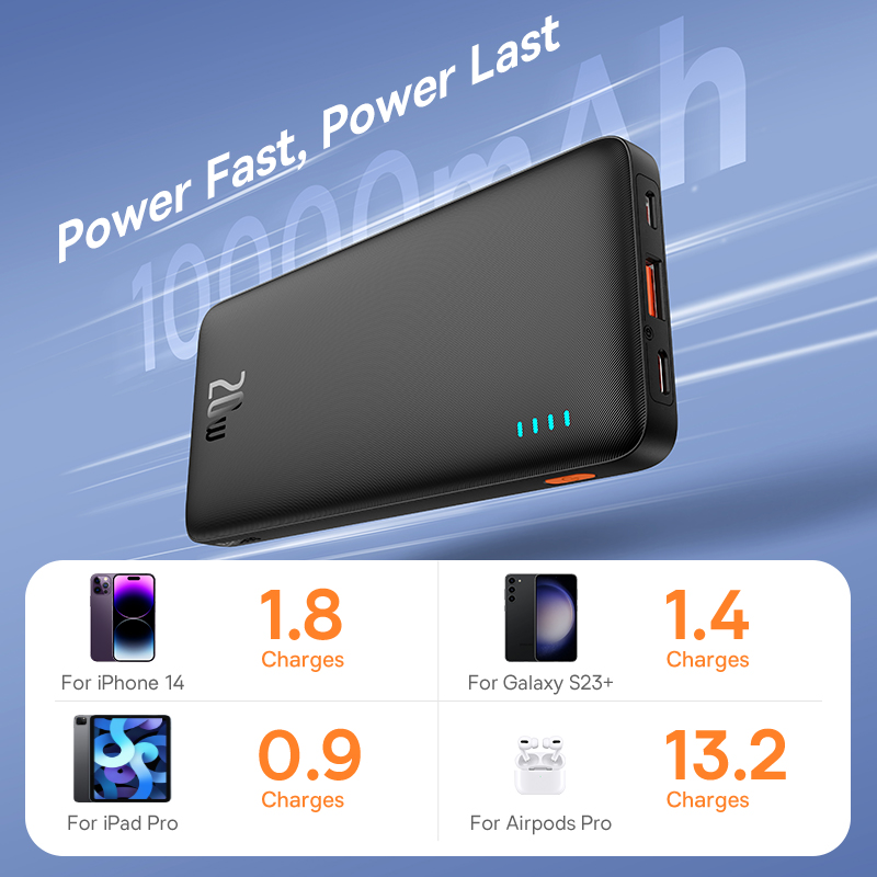 Внешний аккумулятор Baseus Airpow 20 Вт с быстрой зарядкой