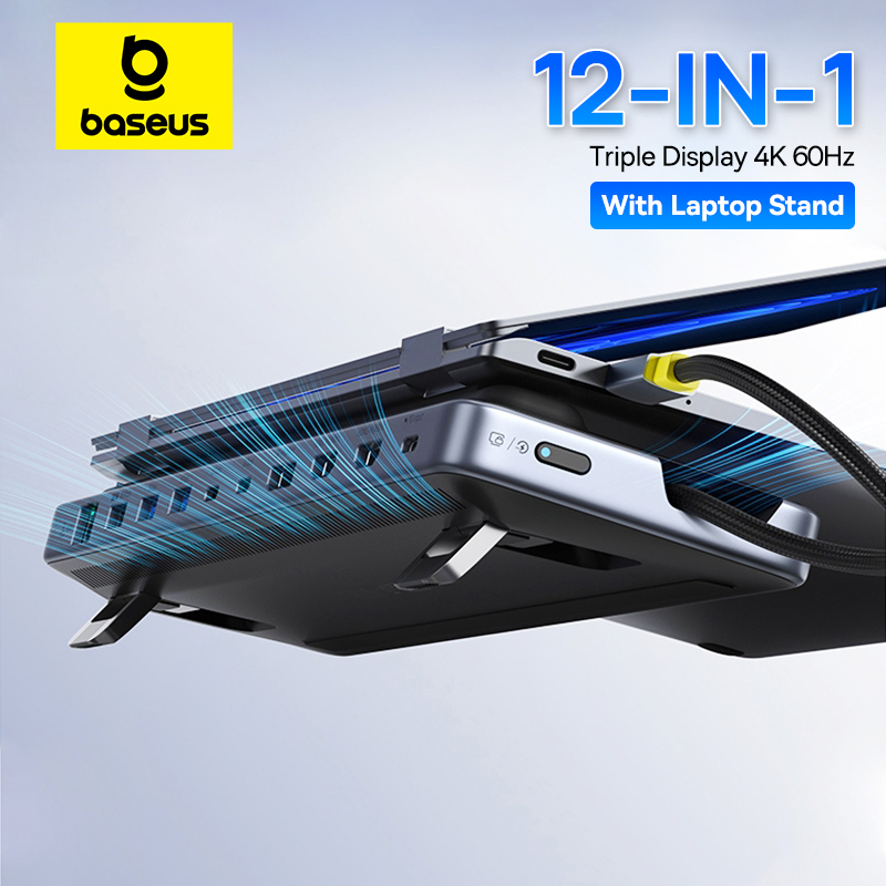 USB-C концентратор Baseus EH3 12-в-1