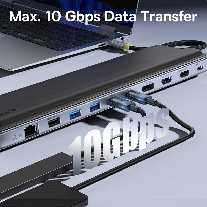USB-C концентратор Baseus EH3 12-в-1